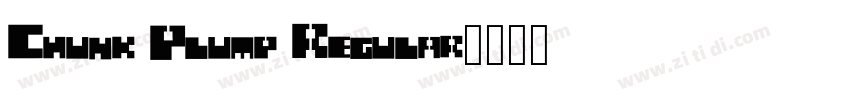 Chunk Plump Regular字体转换